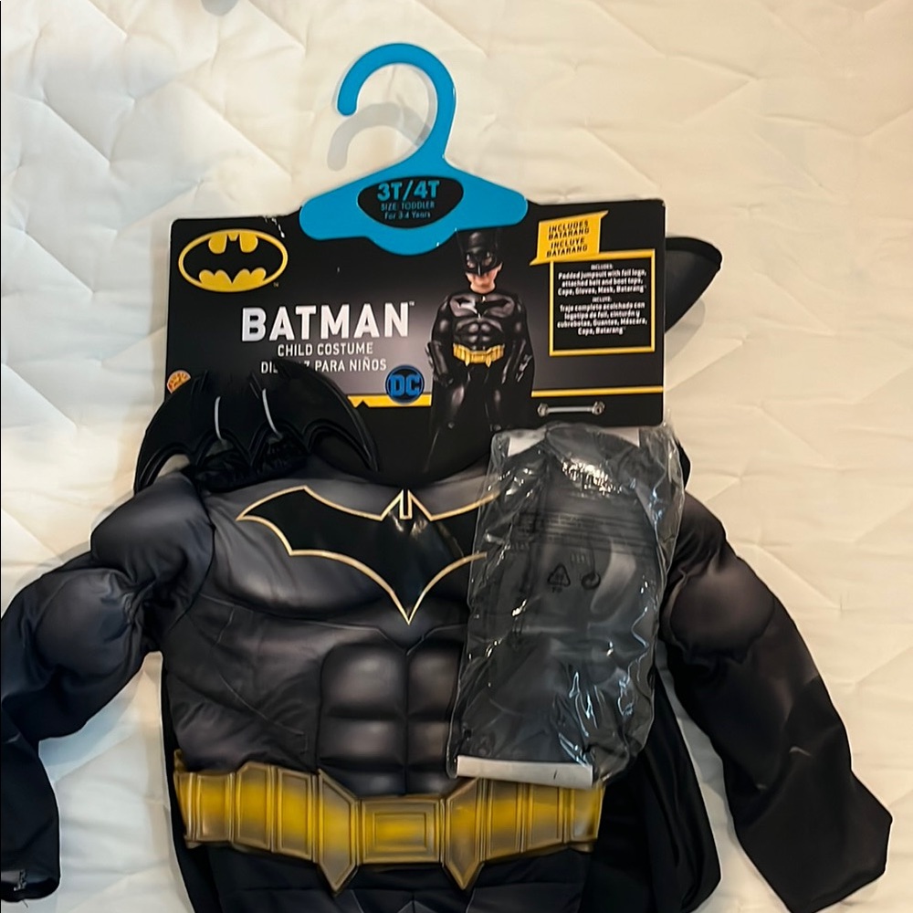 Batman Kids Costume - Black and Gold